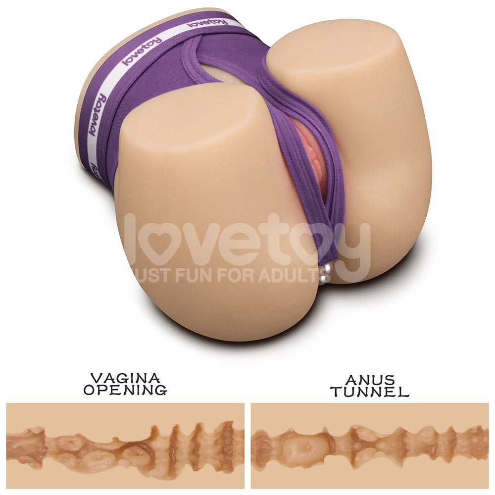 Streetgirls Vibrating Masturbator Dual Motor Sensation Pulse - Flesh USB Rechargeable - MASTURBATORS - Mr and Mrs D's