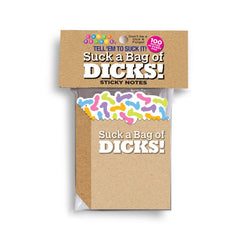 Suck A Bag Of Dicks! Sticky Notes - Novelty Sticky Notes - 100 Pack - Mr and Mrs D's