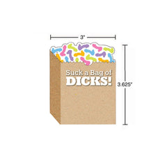 Suck A Bag Of Dicks! Sticky Notes - Novelty Sticky Notes - 100 Pack - Mr and Mrs D's
