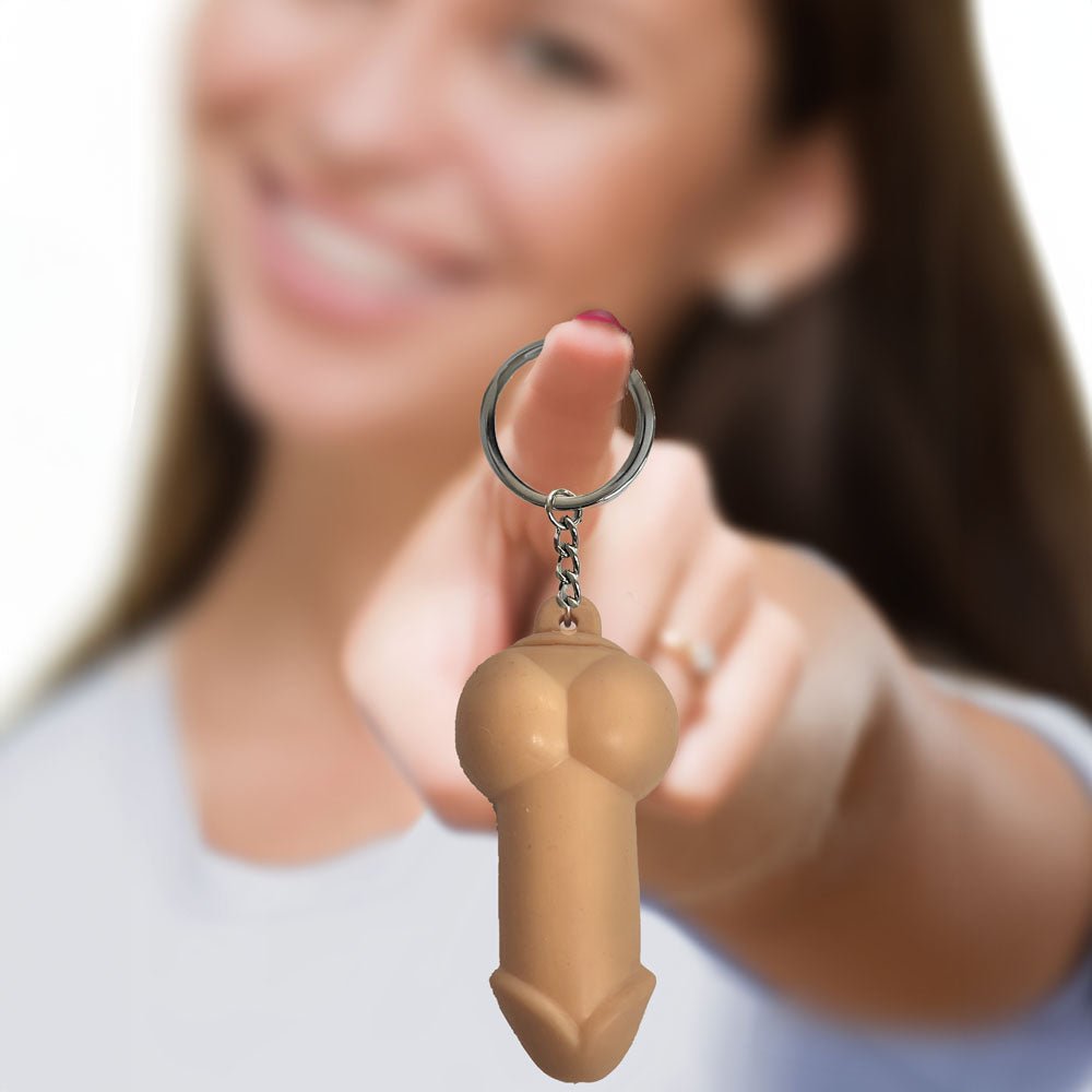 Super Fun Key Chain - Squishy Penis - Novelty Keychain - NOVELTIES - Mr and Mrs D's