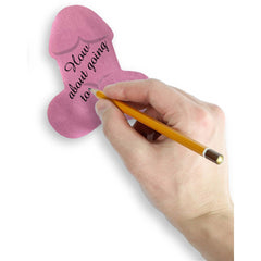 Super Fun Penis Sticky Notes - Multi Coloured Novelty Sticky Notes - 100 Pack - Mr and Mrs D's