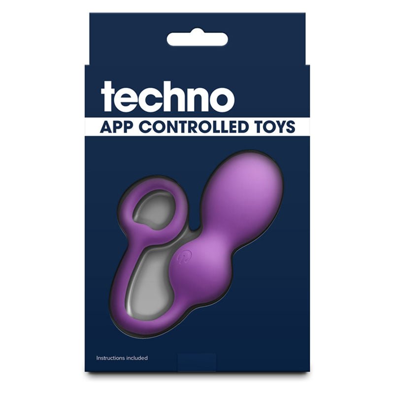 Techno - Bop - Purple USB Rechargeable Vibrating Kegel Exerciser with App Contol - KEGEL TOYS - Mr and Mrs D's