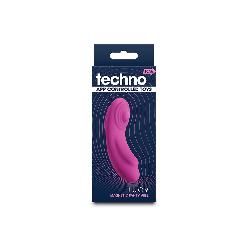 Techno - Lucy - Magenta - Magenta USB Rechargeable Panty Vibrator with App Control - STIMULATORS - Mr and Mrs D's