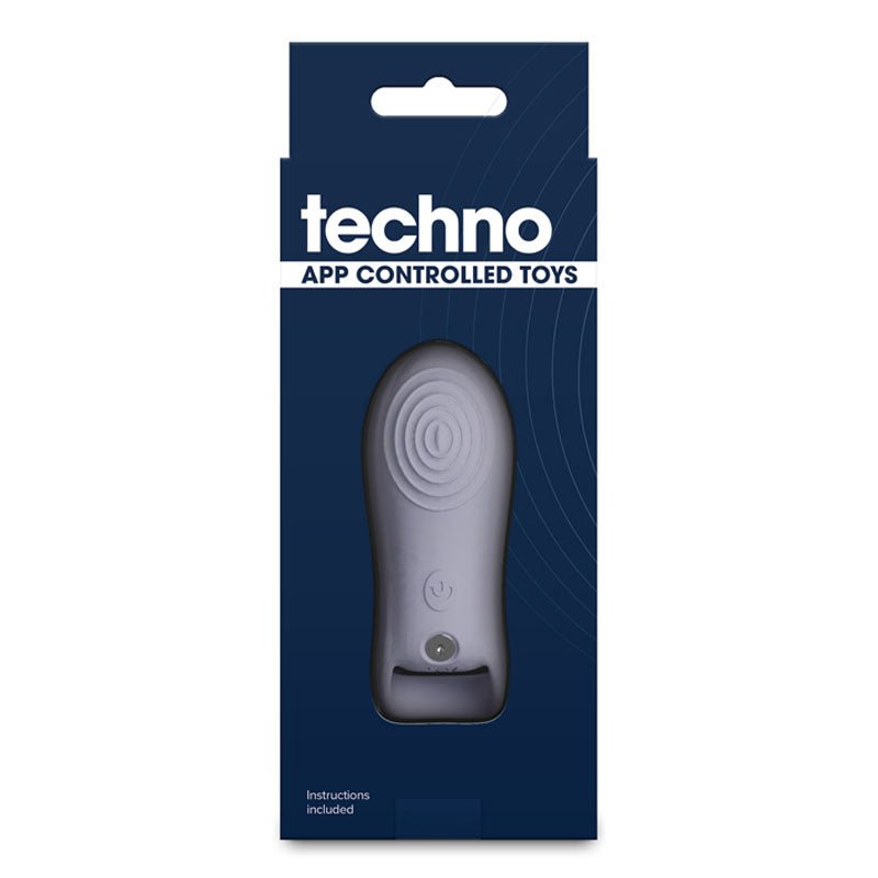 Techno Molly - Finger Stimulator/Vibrator with App Control Grey USB Rechargeable - STIMULATORS - Mr and Mrs D's