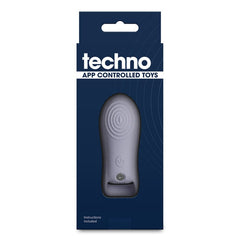 Techno Molly - Finger Stimulator/Vibrator with App Control Grey USB Rechargeable - STIMULATORS - Mr and Mrs D's