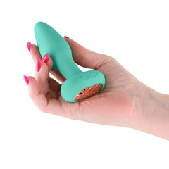 Techno - Prism - Teal 10.9 cm USB Rechargeable Butt Plug with App Control - ANAL TOYS - Mr and Mrs D's