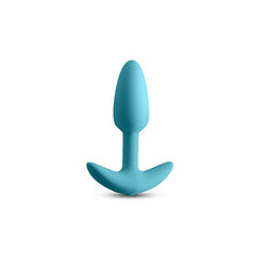 Techno - Trance - Blue 10.9 cm USB Rechargeable Butt Plug with App Control - ANAL TOYS - Mr and Mrs D's