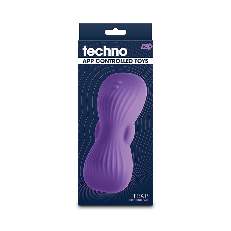 Techno - Trap - Purple - Purple USB Rechargeable Vibrating Grind Pad with App Control - STIMULATORS - Mr and Mrs D's