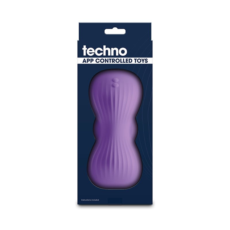 Techno - Trap - Purple - Purple USB Rechargeable Vibrating Grind Pad with App Control - STIMULATORS - Mr and Mrs D's