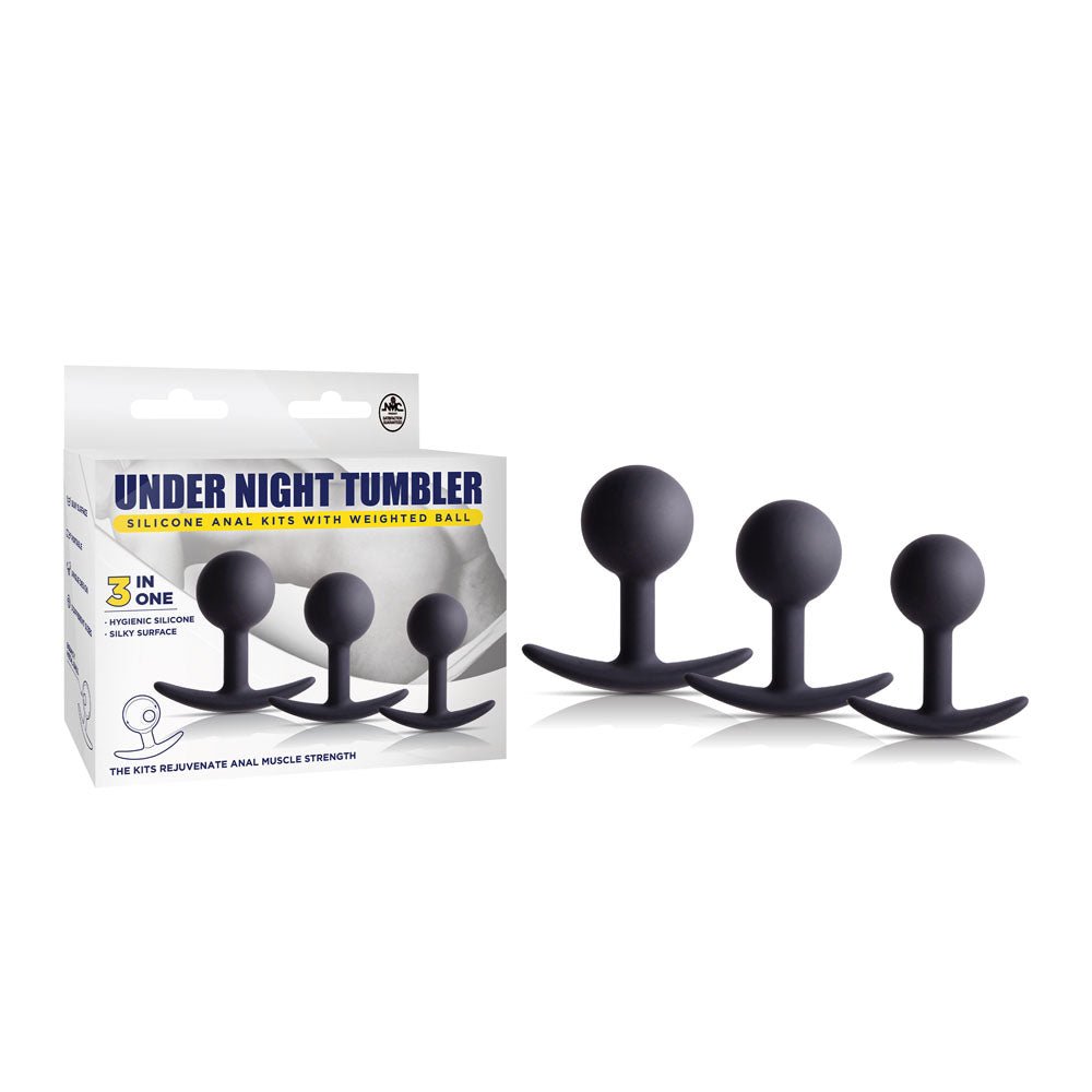 Under Night Tumbler Butt Plug Set - Mr and Mrs D's
