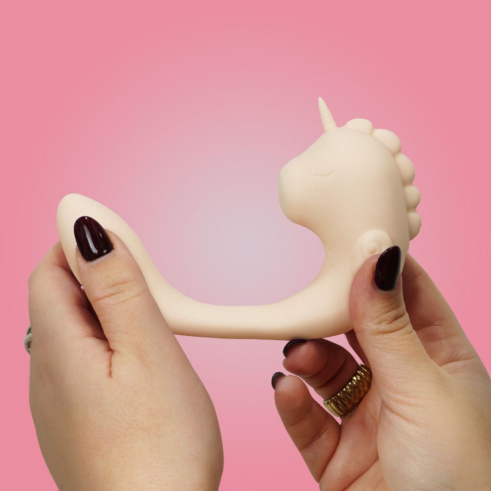 Unihorn - C Horse - Coral Throb - Coral USB Rechargeable Dual Unicorn Vibrator - VIBRATORS - Mr and Mrs D's