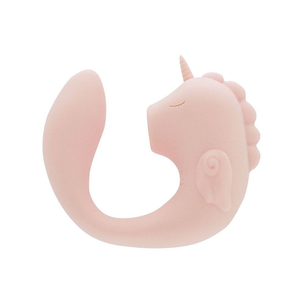 Unihorn - C Horse - Coral Throb - Coral USB Rechargeable Dual Unicorn Vibrator - VIBRATORS - Mr and Mrs D's