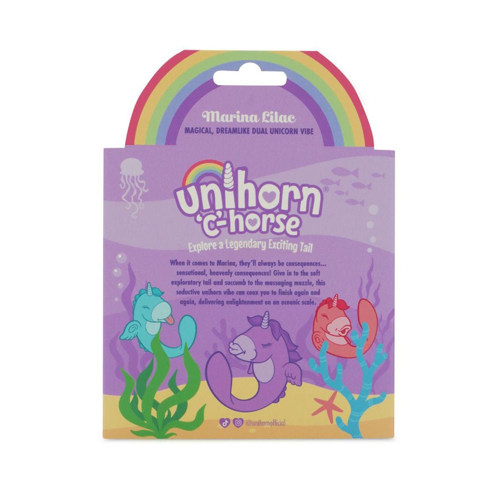 Unihorn - C Horse - Marina Lilac - Lilac USB Rechargeable Dual Unicorn Vibrator - Mr and Mrs D's