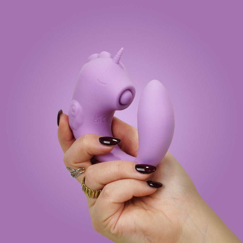 Unihorn - C Horse - Marina Lilac - Lilac USB Rechargeable Dual Unicorn Vibrator - Mr and Mrs D's