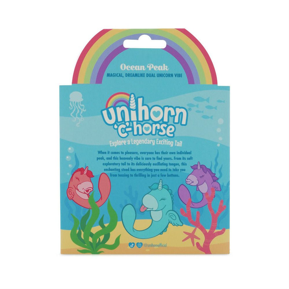 Unihorn - C Horse - Ocean Peak - Ocean Peak USB Rechargeable Dual Unicorn Vibrator - VIBRATORS - Mr and Mrs D's