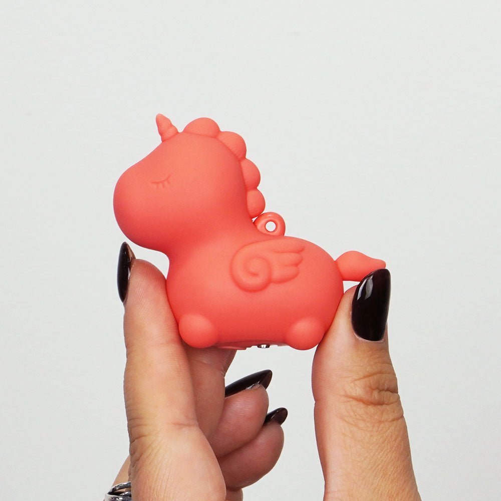 Unihorn Mini - Peachy Pony - Peach Stimulator Vibrator - STIMULATORS - Mr and Mrs D's