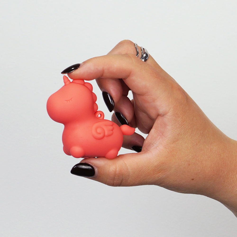 Unihorn Mini - Peachy Pony - Peach Stimulator Vibrator - STIMULATORS - Mr and Mrs D's