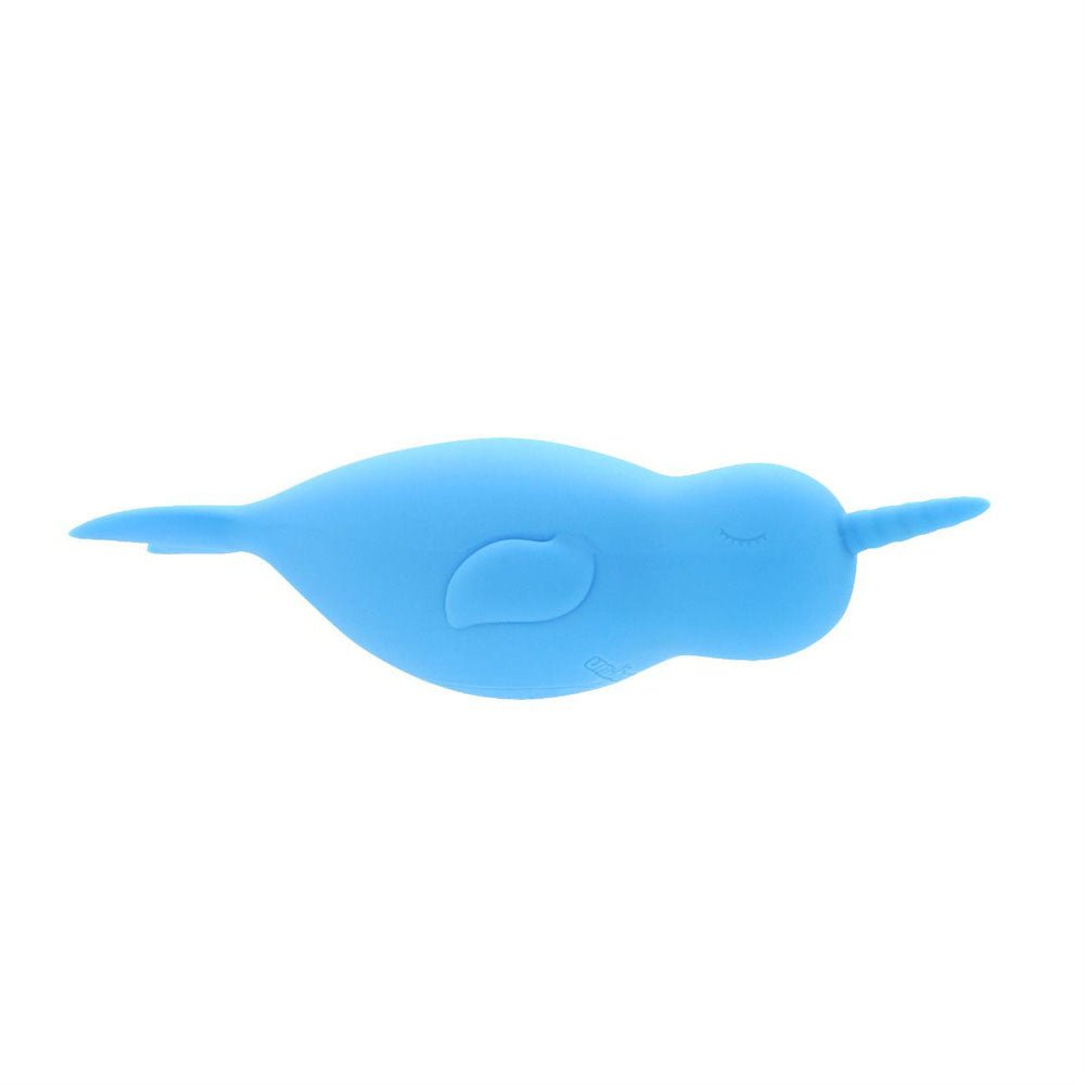 Unihorn of the Sea - Neigh Mo - The Narwhal - Blue USB Rechargeable Dual Motor Stimulator - Mr and Mrs D's