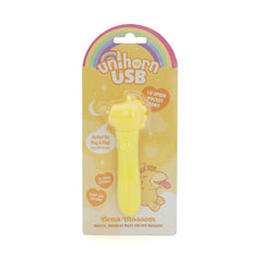 Unihorn - USB Bullet - Bean Blossom - Yellow USB Rechargeable Vibrating Bullet - Mr and Mrs D's
