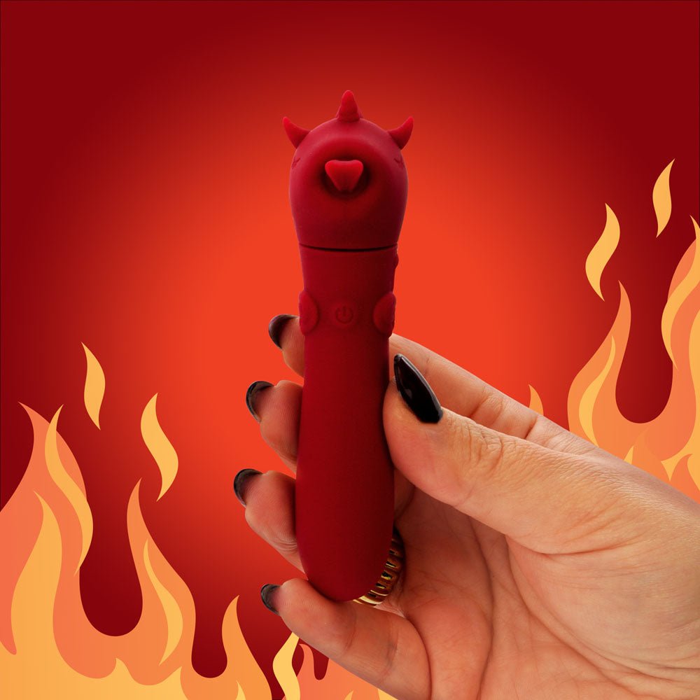 Unihorn - USB Bullet - Blaze Diablo - Red USB Rechargeable Vibrating Bullet - BULLETS & EGGS - Mr and Mrs D's