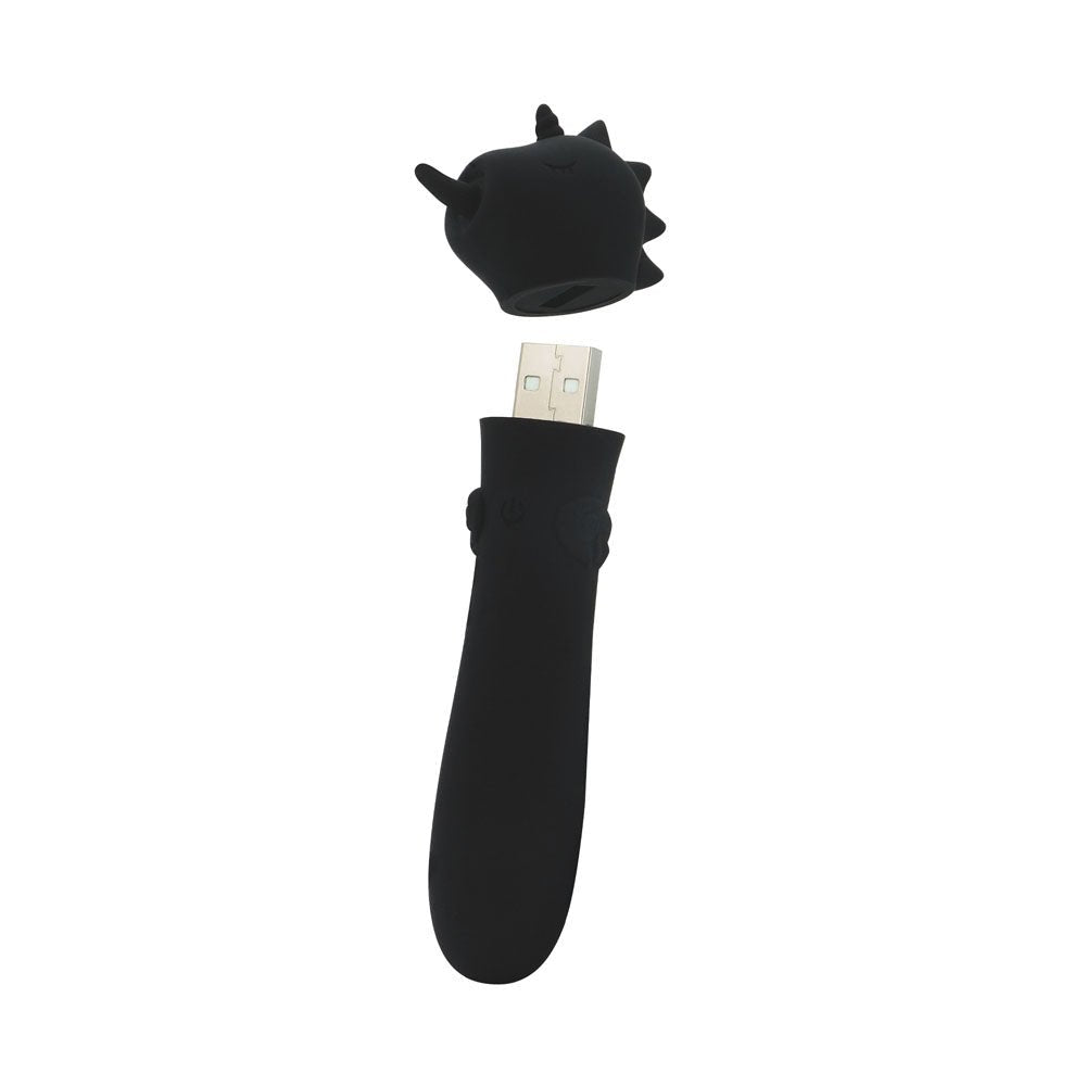 Unihorn - USB Bullet - Wild Spirit - Black USB Rechargeable Vibrating Bullet - BULLETS & EGGS - Mr and Mrs D's