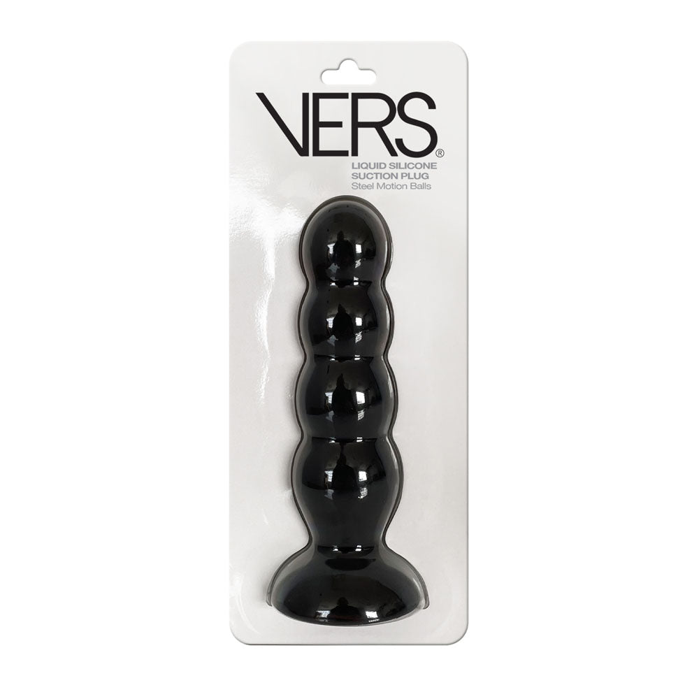 VERS Steel Motion Ball Butt Plug - Black - Mr and Mrs D's