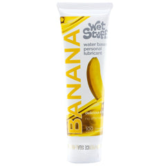 Wet Stuff Banana Flavoured Water Based Lubricant - 100 gram Tube - Mr and Mrs D's
