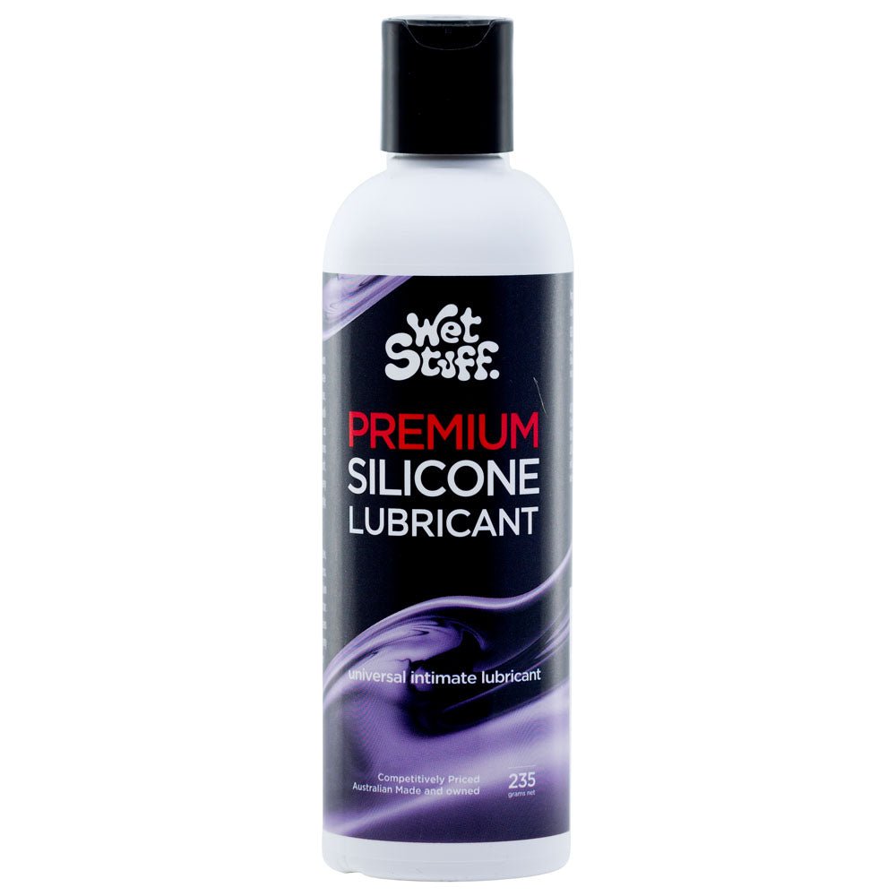 Wet Stuff Premium Silicone Lubricant - 235 gram Bottle - Mr and Mrs D's