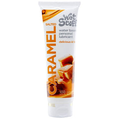 Wet Stuff Salted Caramel Flavoured Water Based Lubricant - 100 gram Tube - Mr and Mrs D's