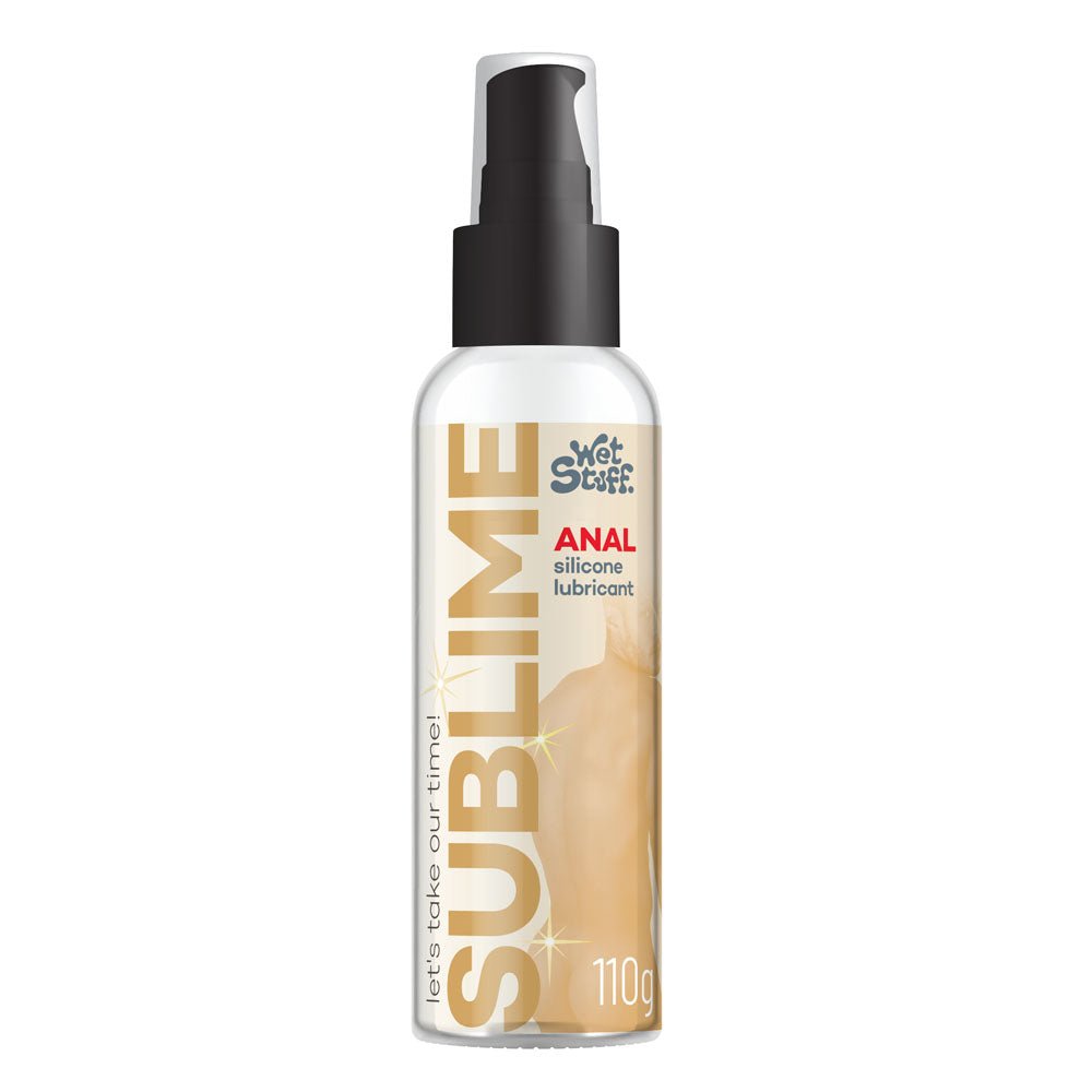 Wet Stuff Sublime Anal Silicone Lubricant - 110 gram Pump Bottle - Mr and Mrs D's