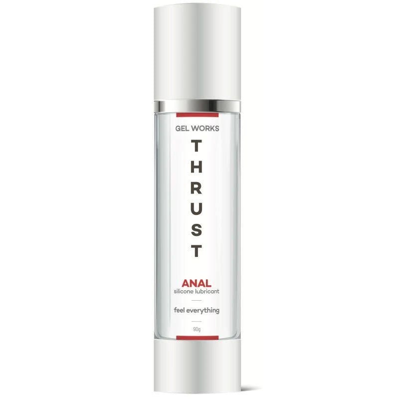 Wet Stuff Thrust - Anal Silicone Lubricant - 90 gram Airless Bottle - Mr and Mrs D's