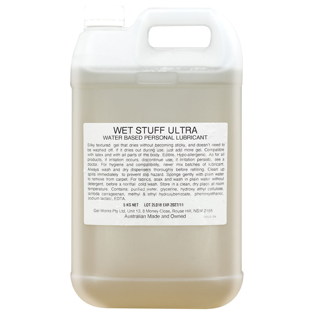 Wet Stuff Ultra - Water Based Lubricant 5 kg - Mr and Mrs D's