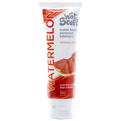 Wet Stuff Watermelon Flavoured Water Based Lubricant - 100 gram Tube - Mr and Mrs D's
