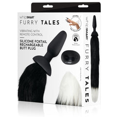WhipSmart Furry Tales Silicone Foxtail Rechargeable Butt Plug - Mr and Mrs D's