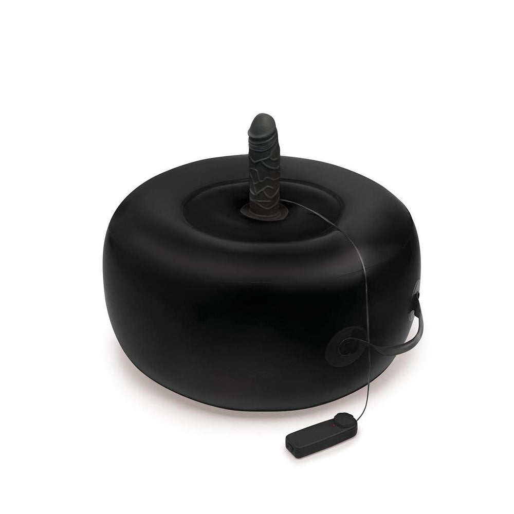 Whipsmart Inflatable Vibrating Love Seat - Black Inflatable Cushion with 6'' Vibrating Dong - MACHINES - Mr and Mrs D's