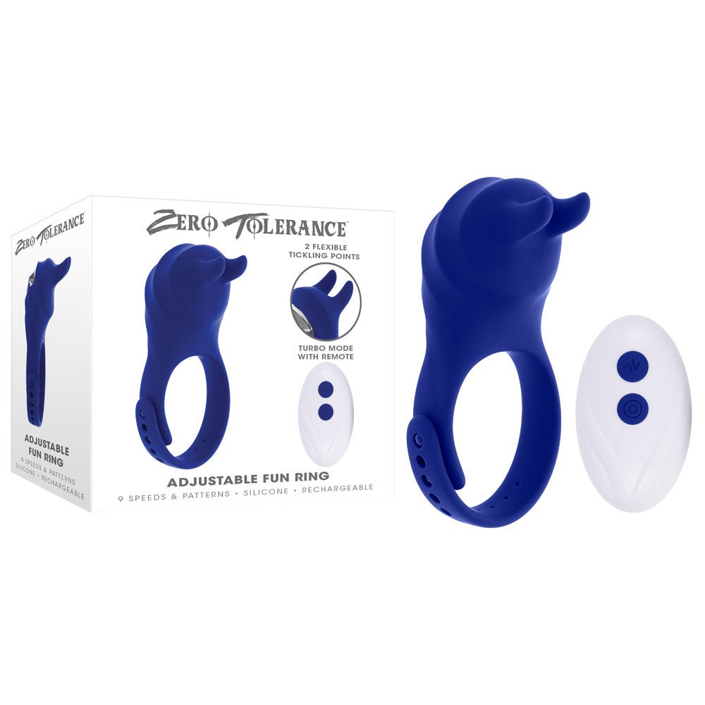 Zero Tolerance ADJUSTABLE FUN COCK RING - Mr and Mrs D's