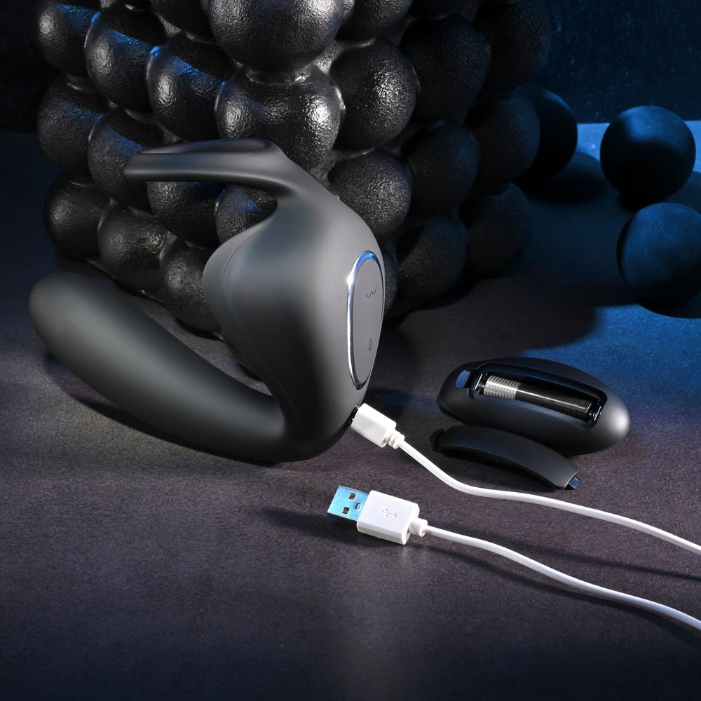 Zero Tolerance BALLIN OUT Prostate Massager with Cock Ring and Wireless Remote - Black USB Rechargeable - ANAL TOYS - Mr and Mrs D's