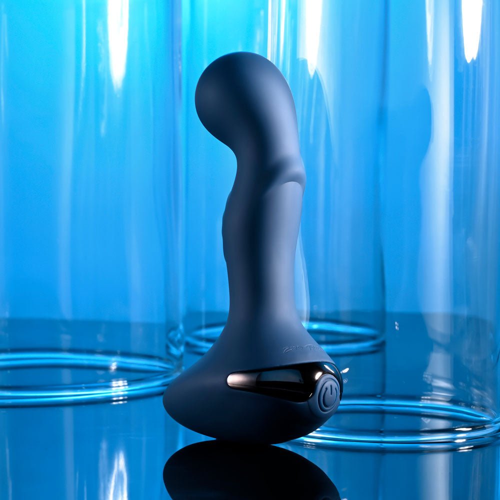 Zero Tolerance BLUE OASIS - Blue 12.3 cm USB Rechargeable Vibrating Anal Plug - ANAL TOYS - Mr and Mrs D's