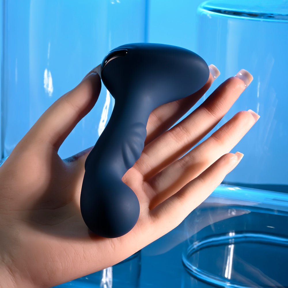 Zero Tolerance BLUE OASIS - Blue 12.3 cm USB Rechargeable Vibrating Anal Plug - ANAL TOYS - Mr and Mrs D's