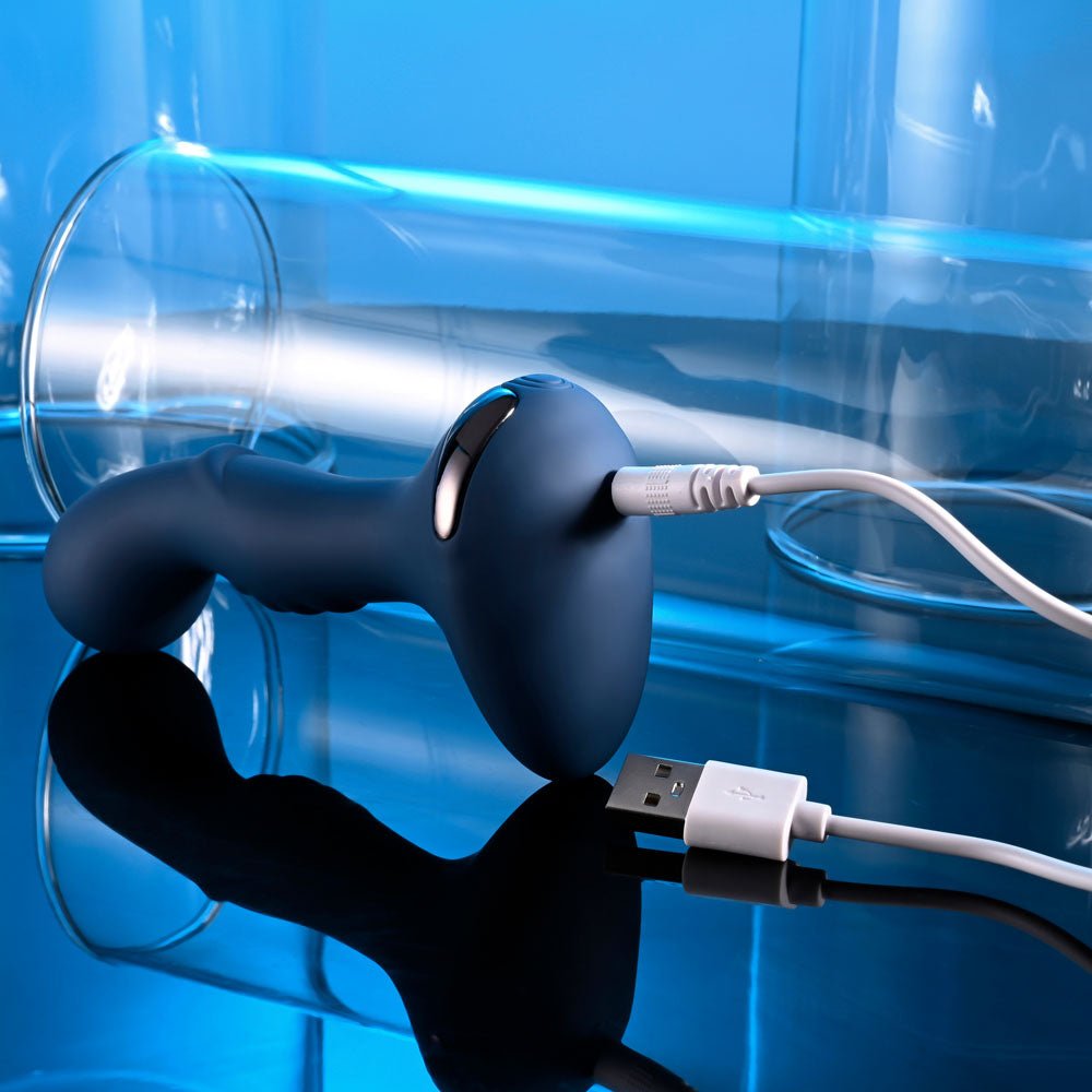 Zero Tolerance BLUE OASIS - Blue 12.3 cm USB Rechargeable Vibrating Anal Plug - ANAL TOYS - Mr and Mrs D's