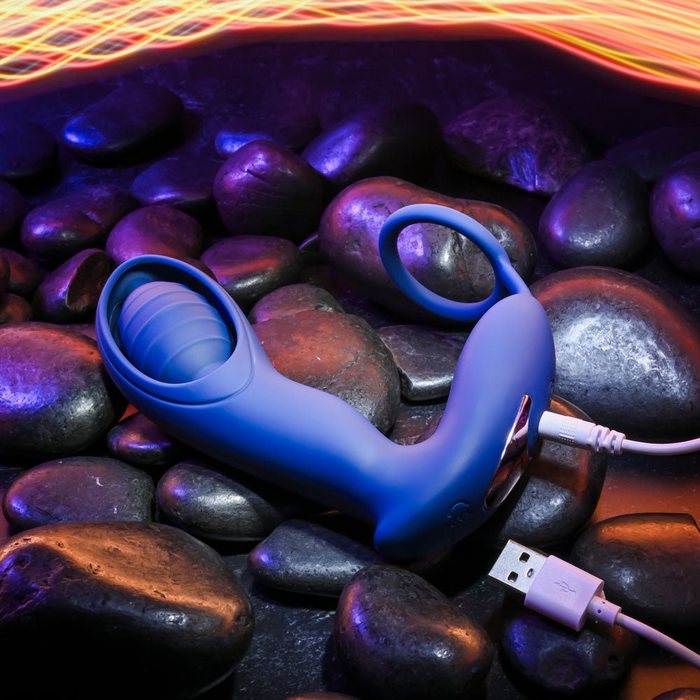 Zero Tolerance EXTRA MILE - Blue USB Rechargeable Vibrating Prostate Massager - ANAL TOYS - Mr and Mrs D's