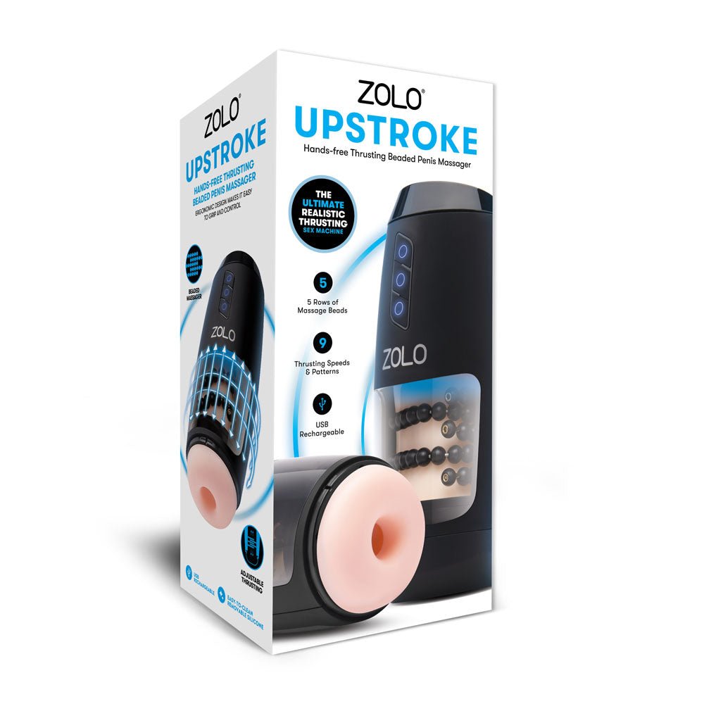 Zolo Upstroke - Flesh USB Rechargeable Auto Thrusting Masturbator - MASTURBATORS - Mr and Mrs D's
