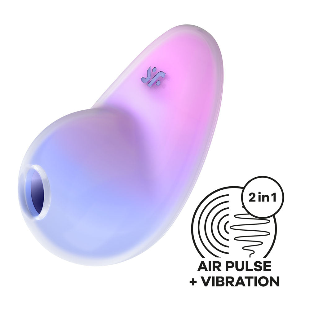Satisfyer Pixie Dust Clitoris Stimulator - Violet/Pink