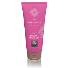 SHIATSU 2in1 Massage & Glide Gel Raspberry Scent