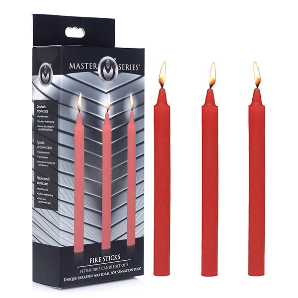 Master Series Fetish Drip Candles Red Sex Wax