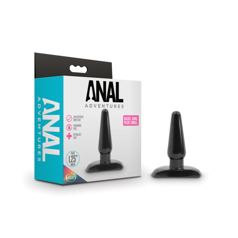 Anal Adventures Basic Anal Butt Plug - Small