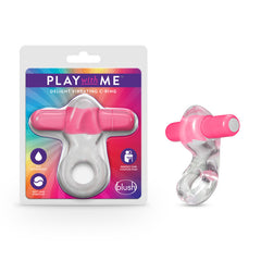 Play With Me Delight Vibrating Cock Ring Pink