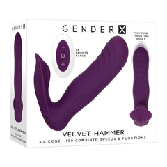 Gender X VELVET HAMMER THRUSTING STRAPLESS STRAP ON Vibrator
