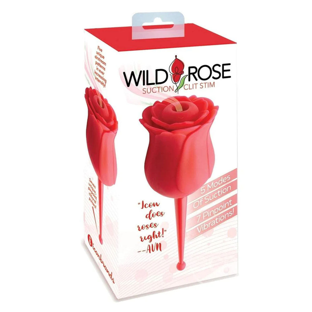 Wild Rose Le Point Suction Vibrator