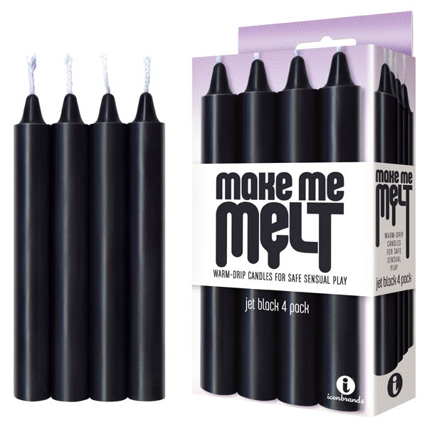 Make Me Melt Drip Candles Sex wax - Black